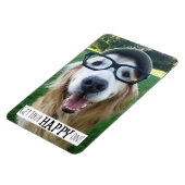 Golden Retriever Dog krijgt je geluk Magneet (Linkerzijde)