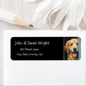 Golden Retriever Dog-label Etiket (Insitu)