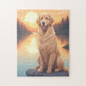 Golden Retriever dog Legpuzzel (Verticaal)