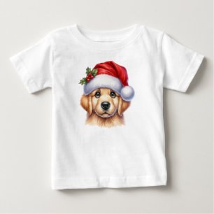 Golden Retriever Dog met Santa Claus Style-82535