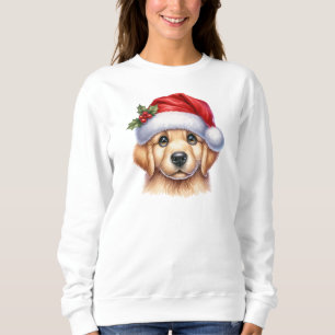 Golden Retriever Dog met Santa Claus Style-82535 Trui
