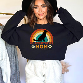  Golden Retriever Dog Moeder Zonsondergang Trui