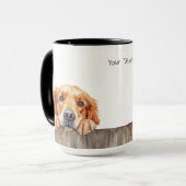 Golden Retriever Dog Mok (Voorkant links)