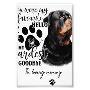Golden Retriever Dog Owner Birthday Gift Dog Quote Foto Afdruk