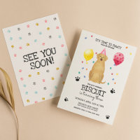 Golden Retriever Dog Pawty Puppy Birthday Roze