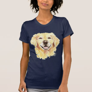 Golden Retriever Dog Pet Animal Art T-shirt