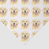 Golden Retriever Dog Pet Animal waterverf Tissuepapier (Detail)