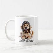 Golden Retriever Dog Pet Aviator Funny custom Koffiemok (Links)