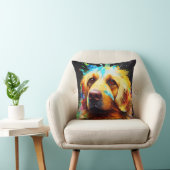 Golden Retriever Dog Pet Leuk Schattig Dier Kussen (Stoel)