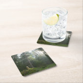 Golden Retriever Dog | Pine Woodland Kartonnen Onderzetters (Insitu)