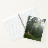 Golden Retriever Dog | Pine Woodland Notitieboek (Binnen)