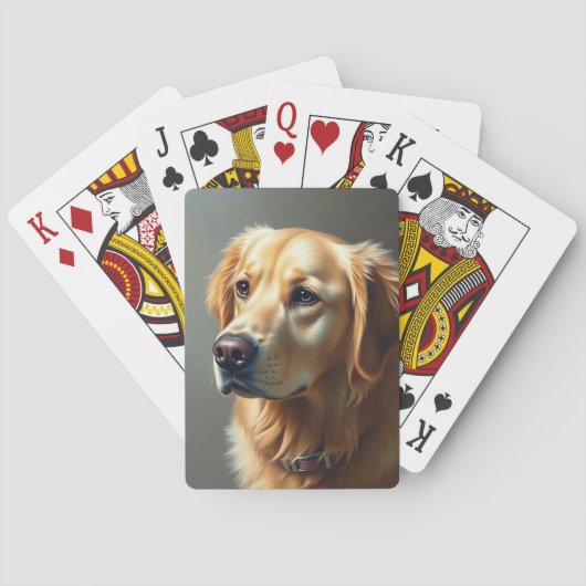 Golden Retriever Dog Pokerkaarten (Achterkant)