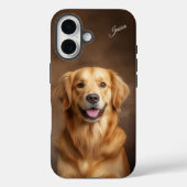 Golden Retriever Dog Portrait iPhone / iPad hoesje (Achterkant)