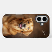 Golden Retriever Dog Portrait iPhone / iPad hoesje (Achterkant (horizontaal))