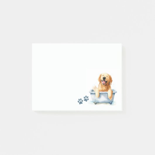 Golden Retriever Dog Post-it® Notes (Voorkant)