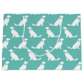 Golden Retriever Dog Puppy Groot Cadeauzakje (Voorkant)