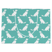 Golden Retriever Dog Puppy Groot Cadeauzakje (Achterkant)