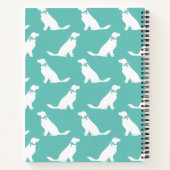 Golden Retriever Dog Puppy Notitieboek (Achterkant)