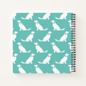 Golden Retriever Dog Puppy Notitieboek (Achterkant)