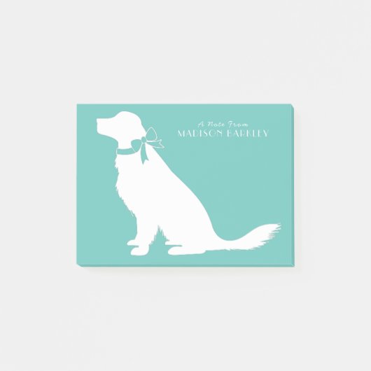 Golden Retriever Dog Puppy Post-it® Notes (Voorkant)