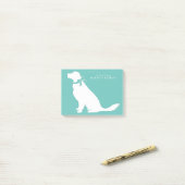 Golden Retriever Dog Puppy Post-it® Notes (Op bureau)
