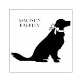 Golden Retriever Dog Puppy Rubberstempel (Afrduk)