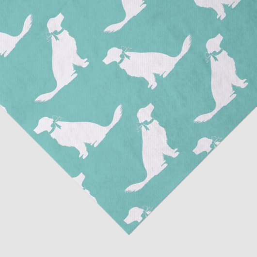 Golden Retriever Dog Puppy Tissuepapier (Detail)