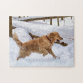 Golden Retriever Dog Puzzle Legpuzzel (Horizontaal)