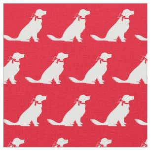 Golden Retriever Dog Silhouette Pet Red Stof