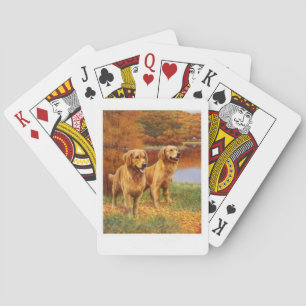 Golden Retriever Dog-spelkaarten Pokerkaarten