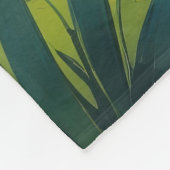 Golden Retriever Dog Spring Bloemen Schilderij Fleece Deken (Hoek)