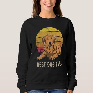Golden Retriever Dog Sunset  23 Trui