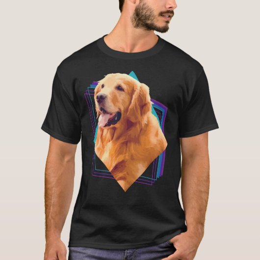 Golden Retriever Dog T-shirt (Voorkant)