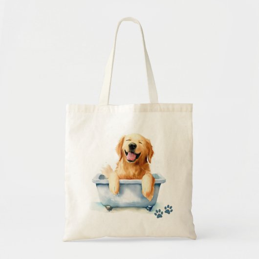 Golden Retriever Dog Tote Bag (Voorkant)