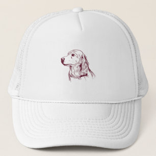 Golden Retriever Dog Trucker Pet