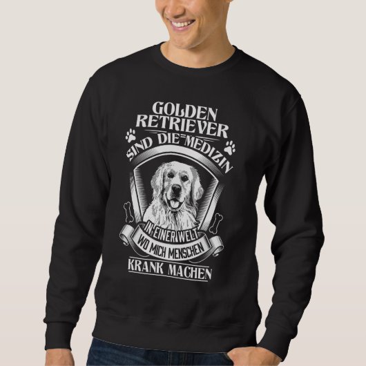 Golden Retriever Dog Trui (Voorkant)