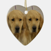Golden Retriever Dog Twins Ornament (Rechts)