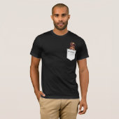 Golden Retriever Dog uploadt je huisplaatsnaam op  T-shirt (Voorkant volledig)