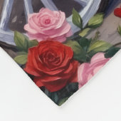 Golden Retriever Dog Valentine's Day  Fleece Deken (Hoek)