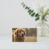 Golden Retriever Dog Visitekaartje (Staand voorkant)