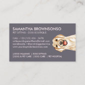 Golden Retriever Dog Visitekaartje (Achterkant)