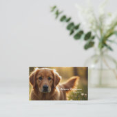 Golden Retriever Dog Visitekaartje (Staand voorkant)