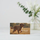 Golden Retriever Dog Visitekaartje (Staand voorkant)