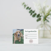 Golden Retriever Doggy Vet Enclosure Kaart (Staand voorkant)