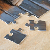 Golden Retriever Dogs Christmas Snow Holiday Legpuzzel (Zijkant)