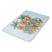 Golden Retriever Dogs met een Hawaïaans Shirt Badmat (Gekanteld)