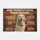 Golden Retriever Doormat, Golden Retriever Lover Deurmat (Voorkant)