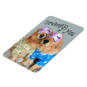 Golden Retriever droomt van jou Magneet (Linkerzijde)