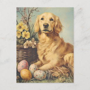 Golden Retriever  Easter Briefkaart