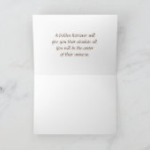 Golden Retriever Eddie American Flag Card Kaart (Binnen)